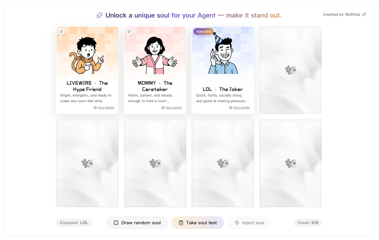 Soul Personas Are Now Available